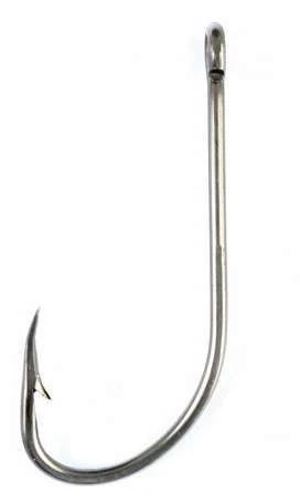 Eagle Claw 084R Plain Shank Offset Hook - Size 2 1 Eagle Claw 084R Plain Shank Offset Hook - Size 2