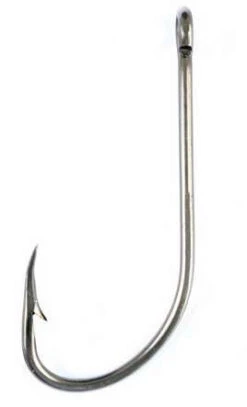 Eagle Claw 085A Plain Shank Offset Hook - A Pack - Size 4