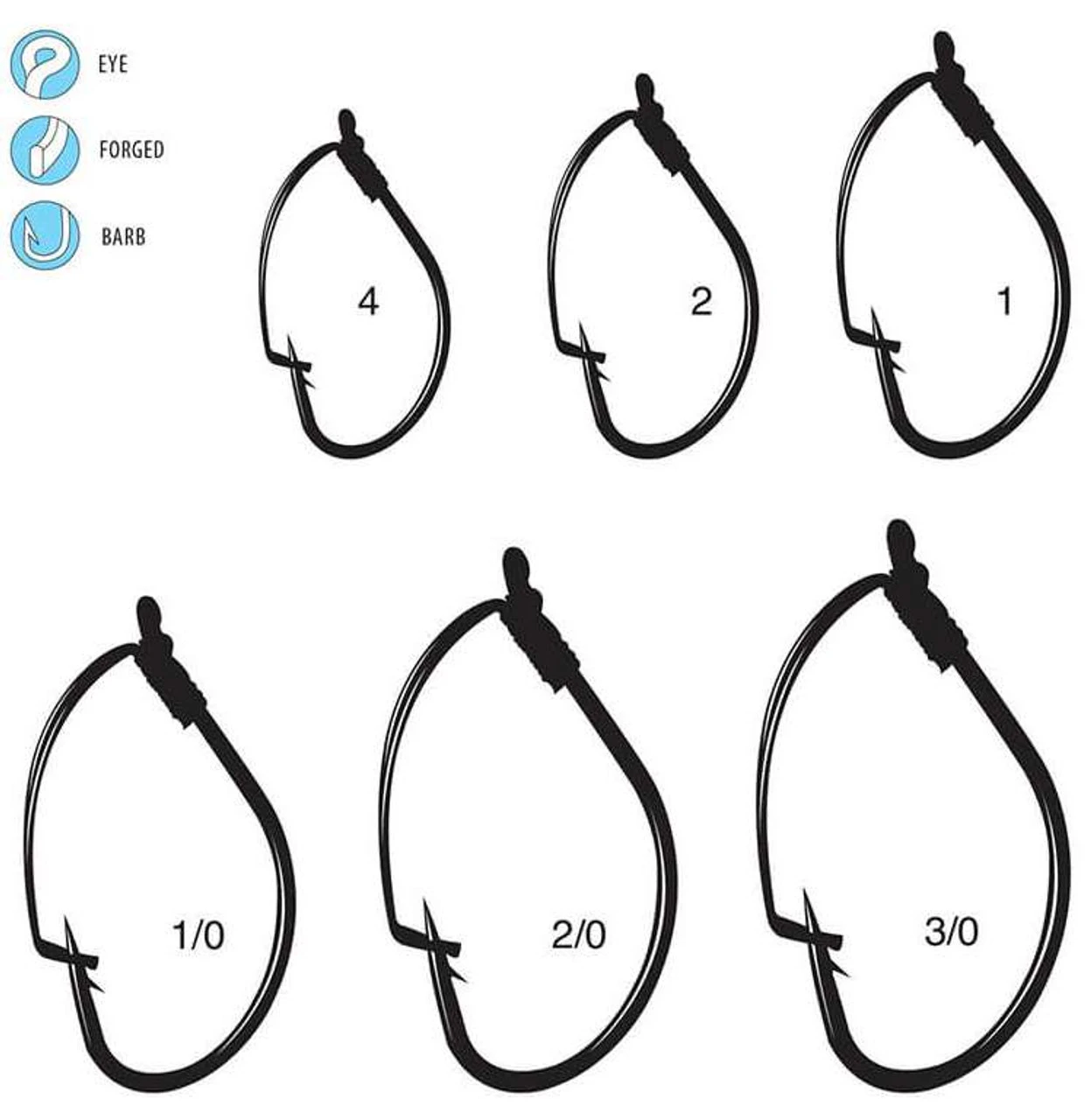 Gamakatsu Weedless Split Shot/Drop Shot Hook 2 Gamakatsu Weedless Split Shot/Drop Shot Hook - Image 2