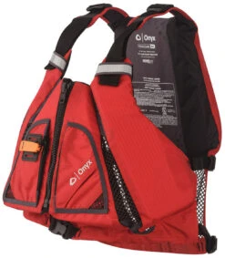Onyx MoveVent Torsion Paddle Sports Life Vest - Red/Black