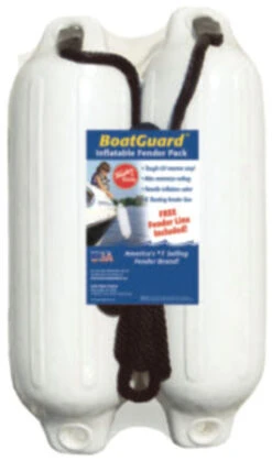 Taylor BoatGuard Inflatable Fender Kit - 22 In. - White - Pair